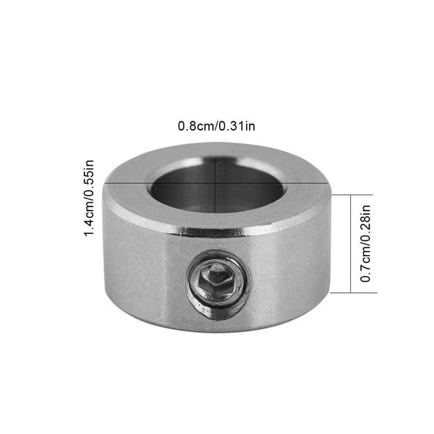 8mm Shaft Locking Collar with Set Screw 3D Printer Accesories 8mm Shaft Locking Collar with Set Screw 3D Printer Accesories